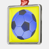 Amerikaans Football voor Voetbal of Associatie Metalen Ornament (Links)