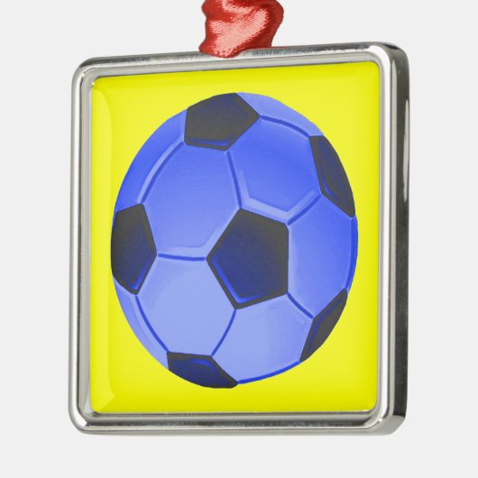 Amerikaans Football voor Voetbal of Associatie Metalen Ornament (Links)