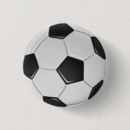 Amerikaans Football voor Voetbal of Associatie Ronde Button 3,2 Cm