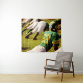 Amerikaans Football. Wandkleed (In Situ (horizontaal))