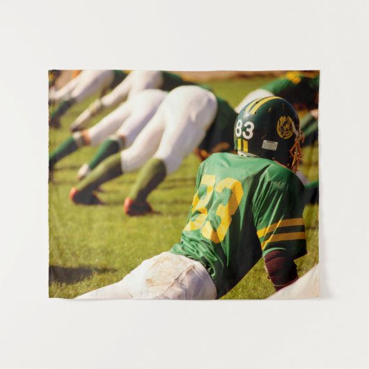 Amerikaans Football. Wandkleed (Voorkant (horizontaal))