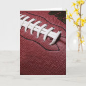 Amerikaans Football Wenskaart Kaart (Gele Bloem)