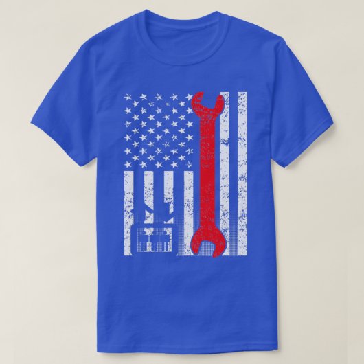 Amerikaans galvanisch t-shirt (Design voorkant)