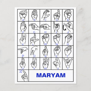 Amerikaans Gebarentaal Alfabet, Leer Dempen ASL Flyer