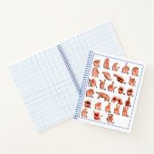 Amerikaans Gebarentaal Doof Alfabet, Leer ASL Notitieboek (Binnen)