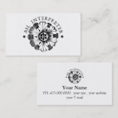 Amerikaans Gebarentaal Visitekaartje (Voorkant / Achterkant)