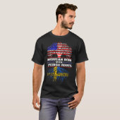 Amerikaans geboren met Zweedse wortels T-shirt (Voorkant volledig)