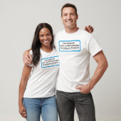 Amerikaans. Geen excuses. T-shirt (Unisex)