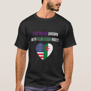 Amerikaans gegroeid met Algerijnse wortels T-shirt