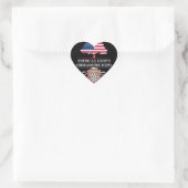 Amerikaans Gegroeid met Chihuahuense Roots Mexico Hart Sticker (Tas)