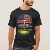 Amerikaans gegroeid met Colombiaanse wortels Ameri T-shirt (Voorkant)