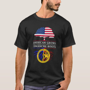 Amerikaans gegroeid met Comanche Nation Roots - in T-shirt