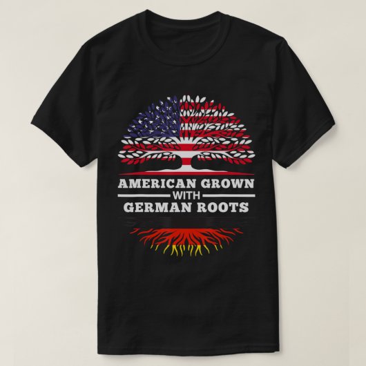 Amerikaans gegroeid met Duits familieerfgoed G T-shirt (Design voorkant)