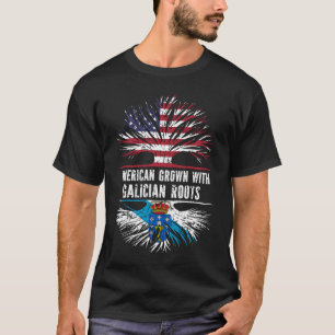 Amerikaans gegroeid met Galicische wortels Amerika T-shirt
