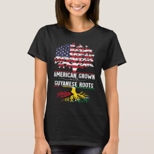 Amerikaans gegroeid met Guyanese wortels T-shirt