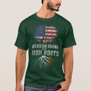 Amerikaans gegroeid met Ierse wortels Ierland T-shirt