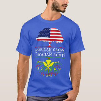 Amerikaans gegroeid met inheemse Hawaiian Roots Ha T-shirt