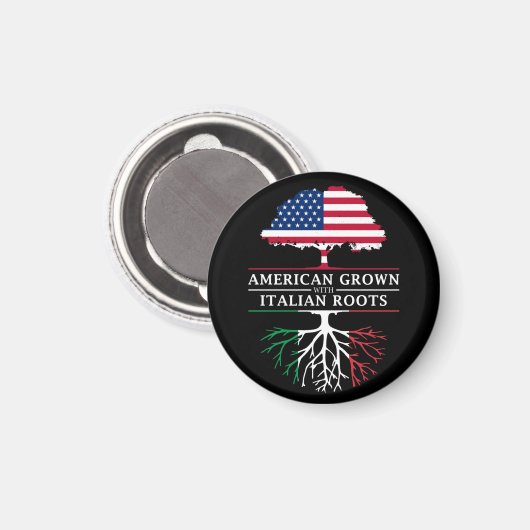 Amerikaans Gegroeid met Italiaanse Roots Italië De Magneet (Voorkant / Achterkant)