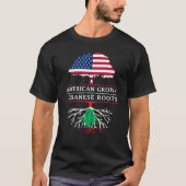 Amerikaans gegroeid met Libanese    rootsLibanon T-shirt (Voorkant)