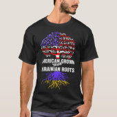 Amerikaans gegroeid met Oekraïense wortels T-shirt (Voorkant)