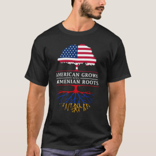 Amerikaans gegroeid met    oostenrijkse rootsArmen T-shirt