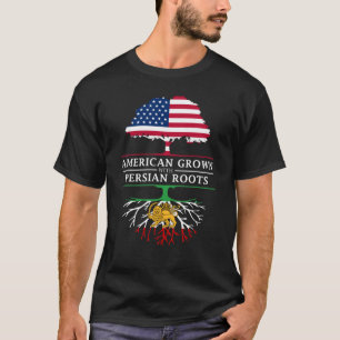 Amerikaans gegroeid met Perzische    rotsPersia De T-shirt