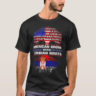 Amerikaans gegroeid met Servische wortels T-Shirt
