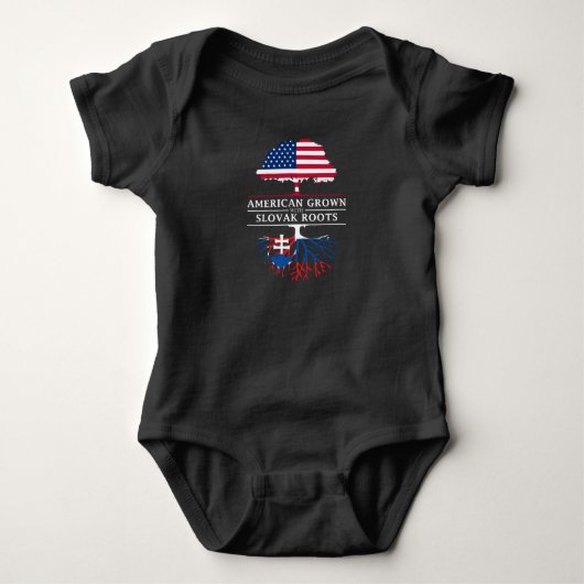 Amerikaans gegroeid met Slowaakse wortelsSlowaa Romper (Voorkant)