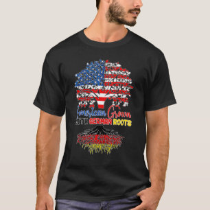 Amerikaans gekweekt met Duitse wortels Amerika en  T-shirt