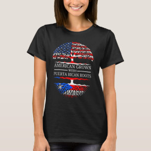 Amerikaans gekweekt met Puerto Ricaanse wortels Us T-shirt