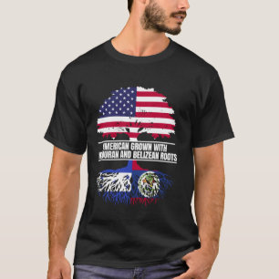 Amerikaans gekweekt met vlag-erfgoed Hondurees Bel T-shirt
