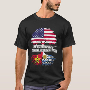 Amerikaans Gekweekt met Vlag Erfgoed Vietnamees Ur T-shirt