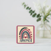 Amerikaans geluk informatiekaartje (Staand voorkant)