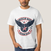 Amerikaans gemaakt Freedom Grade Eagle Gear T-shirt (Voorkant)