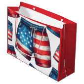 Amerikaans Gemaakt Groot Cadeauzakje (Voorkant Gekanteld)