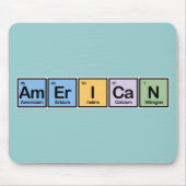 Amerikaans gemaakt van Elementen Muismat (Voorkant)