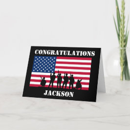 Amerikaans gepersonaliseerd Afstuderen Kaart