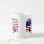 Amerikaans gepersonaliseerd legercadeau koffiemok (Center)