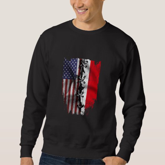Amerikaans geteeld Indonesische wortels VS Indones Trui (Voorkant)