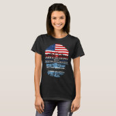 Amerikaans geteeld met Batswana wortels Botswana T-shirt (Voorkant volledig)