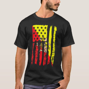 Amerikaans geteeld met Siciliaanse wortels Sicili T-shirt