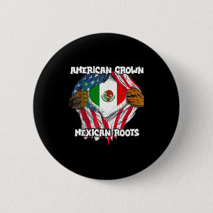 Amerikaans geteeld Mexicaanse wortels Mexico Landl Ronde Button 5,7 Cm
