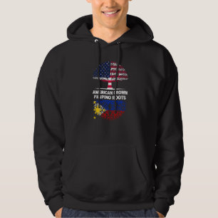 Amerikaans geteelde Filipijnse wortels VS Filipijn Hoodie
