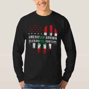 Amerikaans geteelde Libanese wortels Libanon Hart  T-shirt