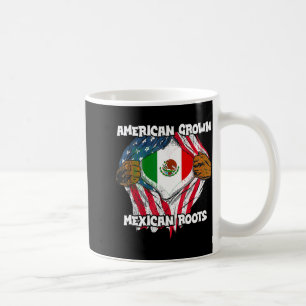 Amerikaans geteelde Mexicaanse wortels Mexico Land Koffiemok