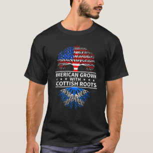 Amerikaans geteelde Schotse wortels Schotland T-shirt