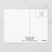 Amerikaans gevat Klassiek Briefkaart (Achterkant)