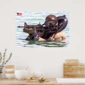 AMERIKAANS GEVECHTSPERSONEEL POSTER (Keuken)