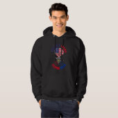 Amerikaans gewas met Filippino rots Pinoy Pinay Ph Hoodie (Voorkant volledig)
