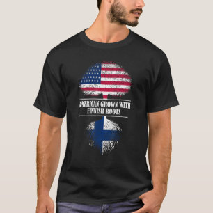 Amerikaans gewas met Finse wortels T-shirt